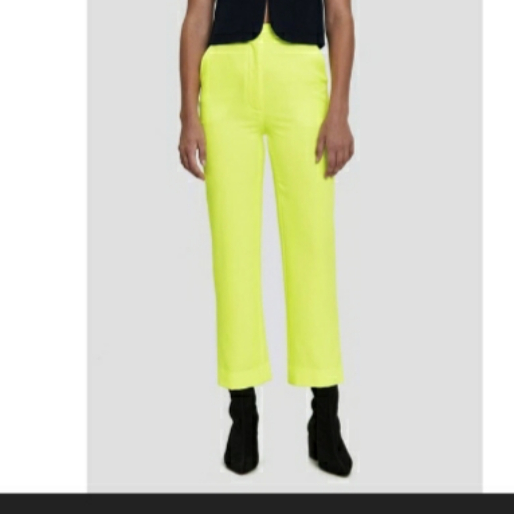 Maryam Nassir Zadeh Willow Trousers Acid Green Size 4
